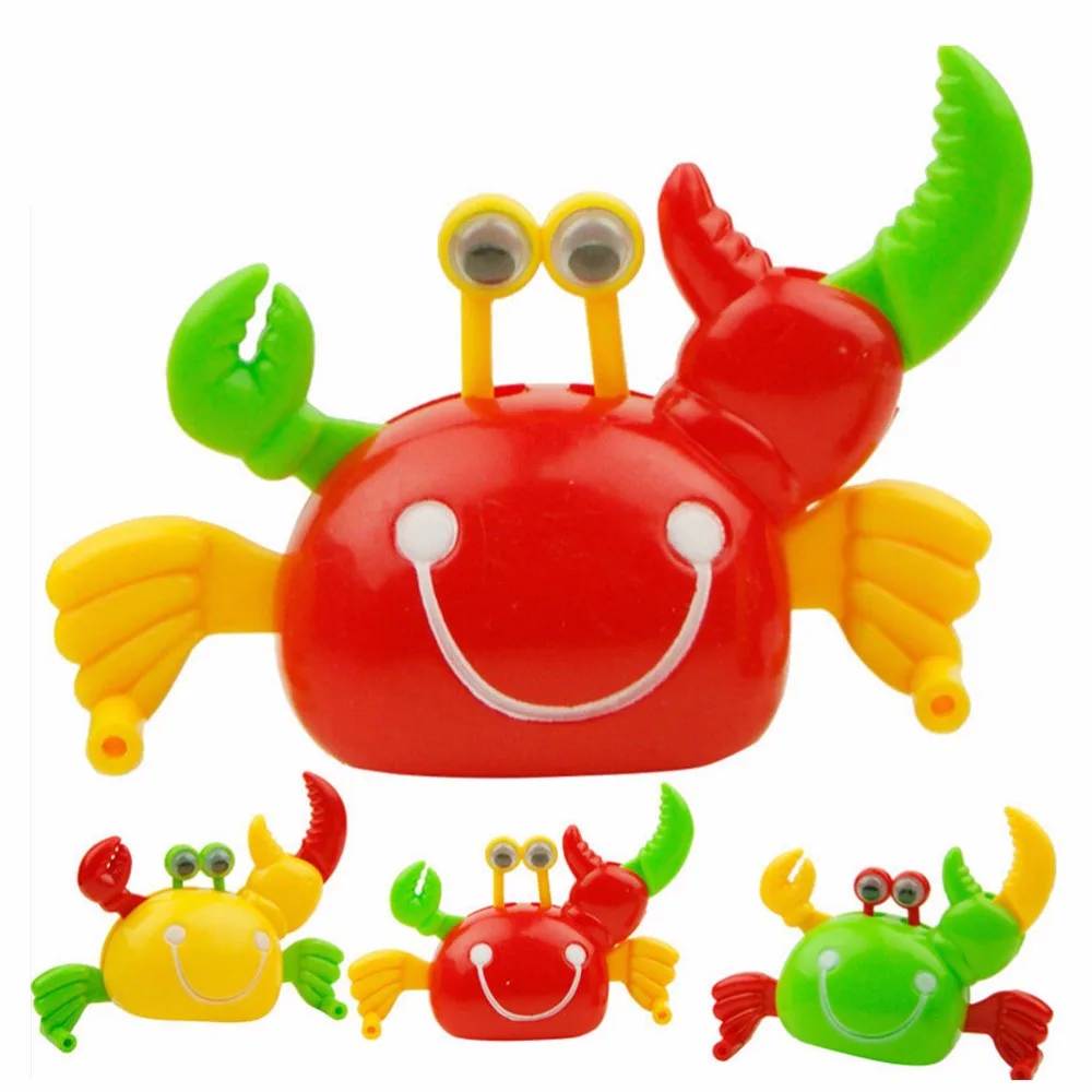 3 Pcs Clockwork Crab High New Kids Toddler Wind up Wind Up Toys Crab Walking Crab Trap Fishing
