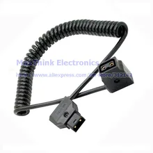 D-TAP мужской и женский растягивающийся пружинный кабель для DSLR Rig для Anton Bauer; аккумулятор, DTAP B type Plug M/F УДЛИНИТЕЛЬ