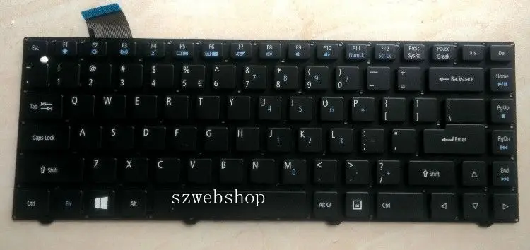 

New for acer Aspire Cloudbook 14" AO1-431 NK00013001 5290012CCAX1 English US laptop keyboard black No frame