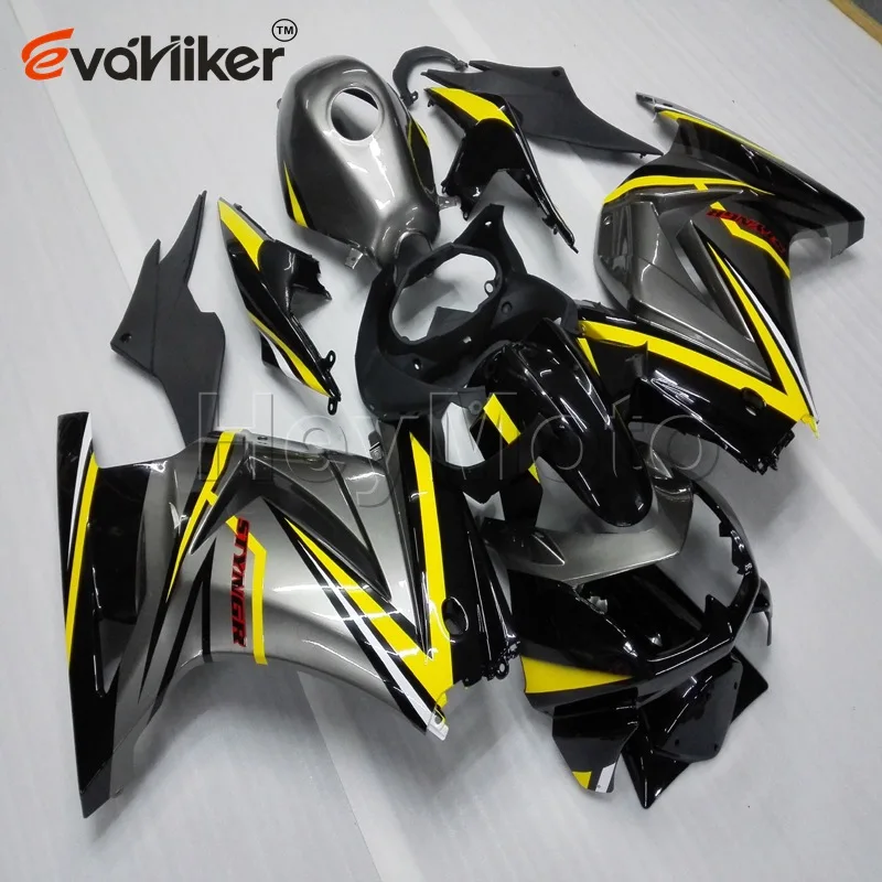 Заказной ABS обтекатель для ZX250R 08-12 EX250 2008 2009 2010 2012 мотоцикл пластиковый комплект заказ+ фиолетовый литье под давлением - Цвет: J