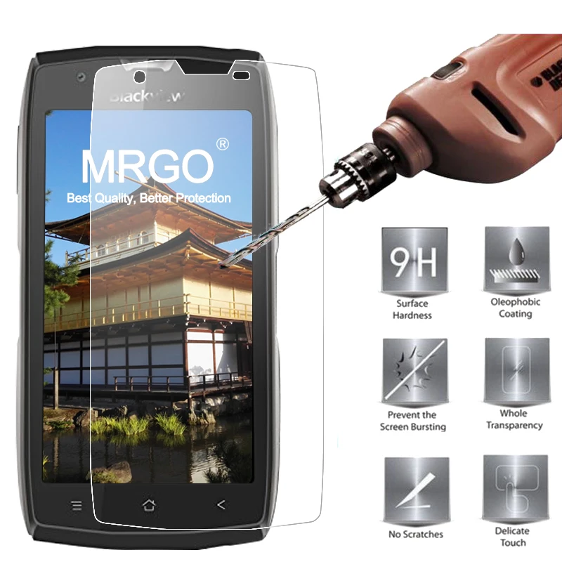 2.5D 9H Tempered Glass for Blackview BV7000 Screen Protector Phone