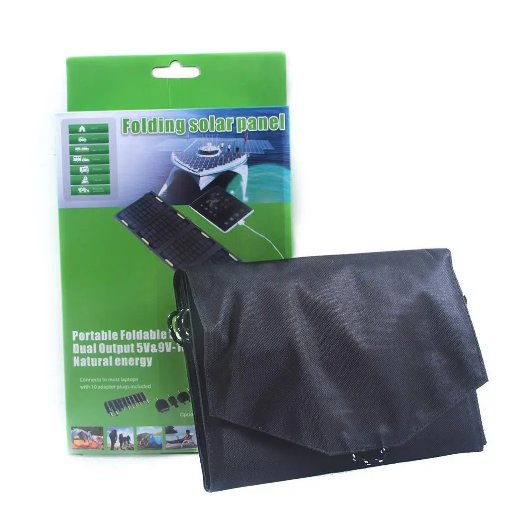 

Portable Waterproof Foldable Solar Panel Solar Charger With Mobile Phone, Tablet, MP3,etc USB Ports For Phone