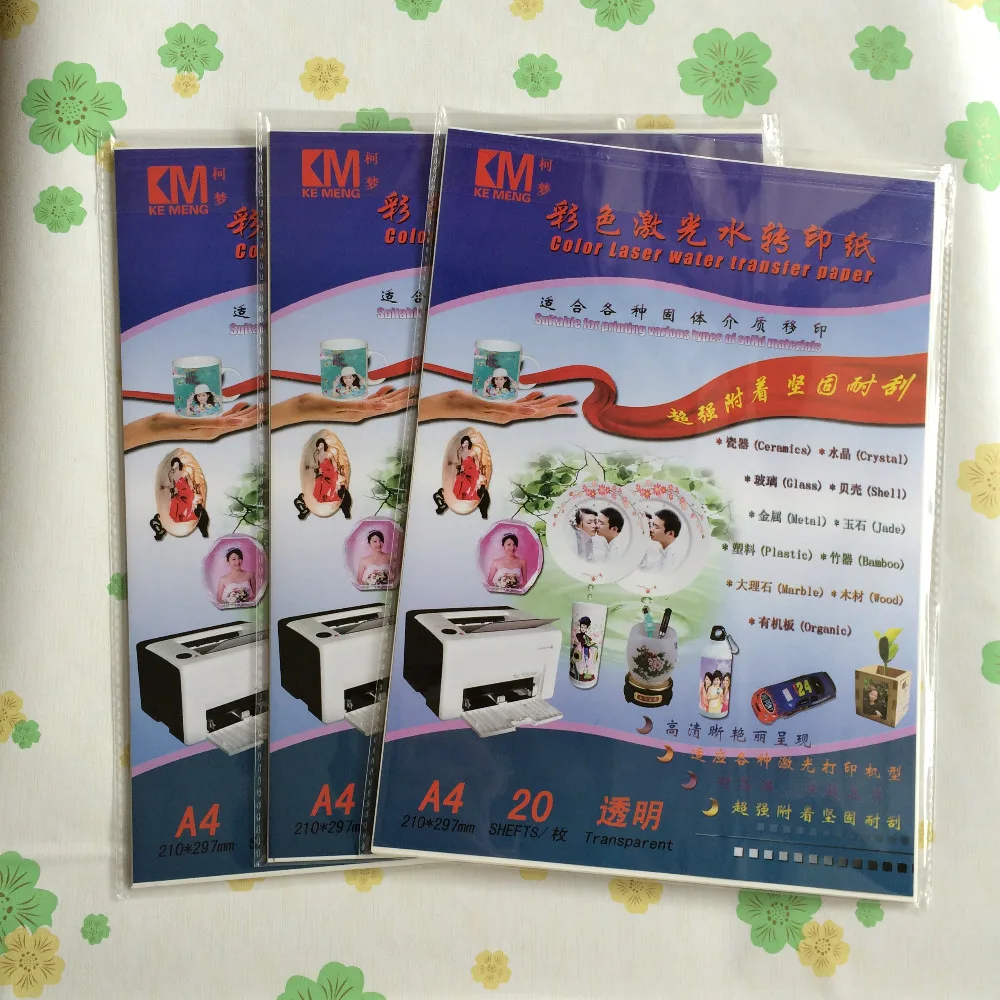 a4 size transparent sticker paper