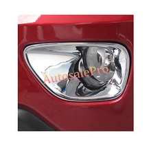 Chrome передние противотуманные свет лампы Крышка отделка 2 шт. для Jeep Grand Cherokee 2011-2013