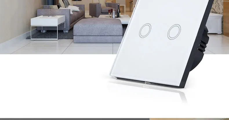 1 vias interruptor com controle remoto, painel