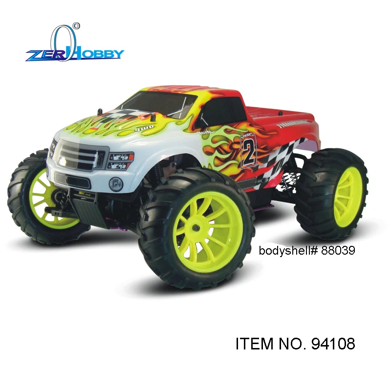 RC автомобиль 1/10 HSP с нитро питания 4WD внедорожный монстр грузовик 18CXP двигатель