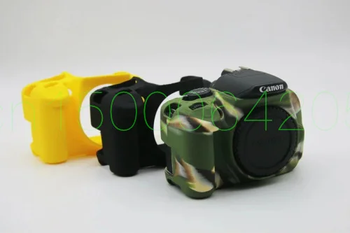 

Rubber Silicon Case Body Cover Protector Soft Frame Skin for Canon 600D 650D 700D DSLR Camera