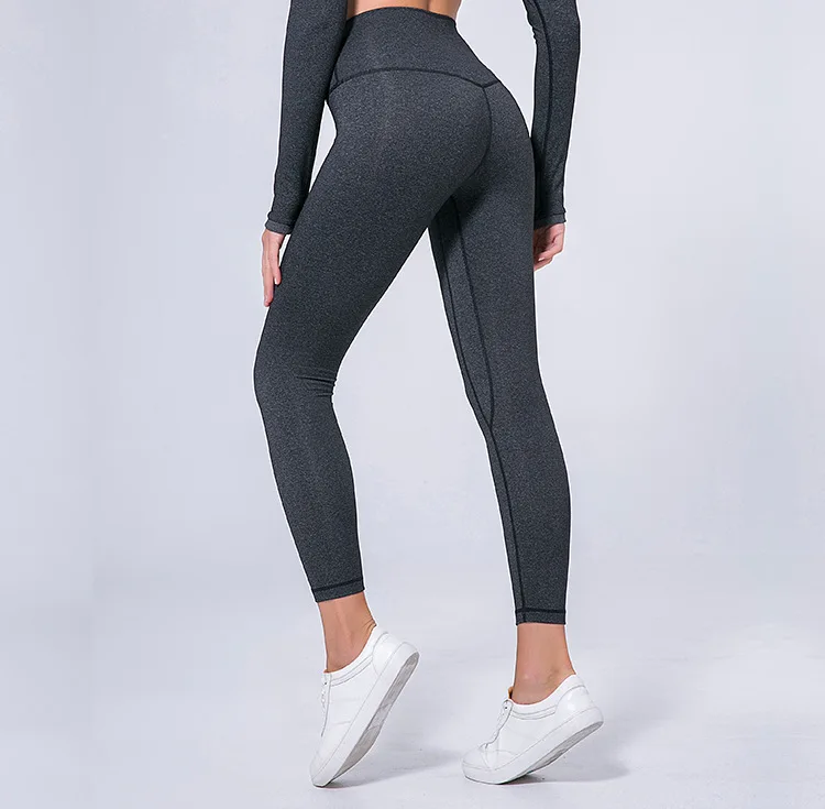 Back Waist Sports Tight  Leggings Sexy Yoga Gym Tummy Control Legggings Non See Through Quality Pants Free Shipping