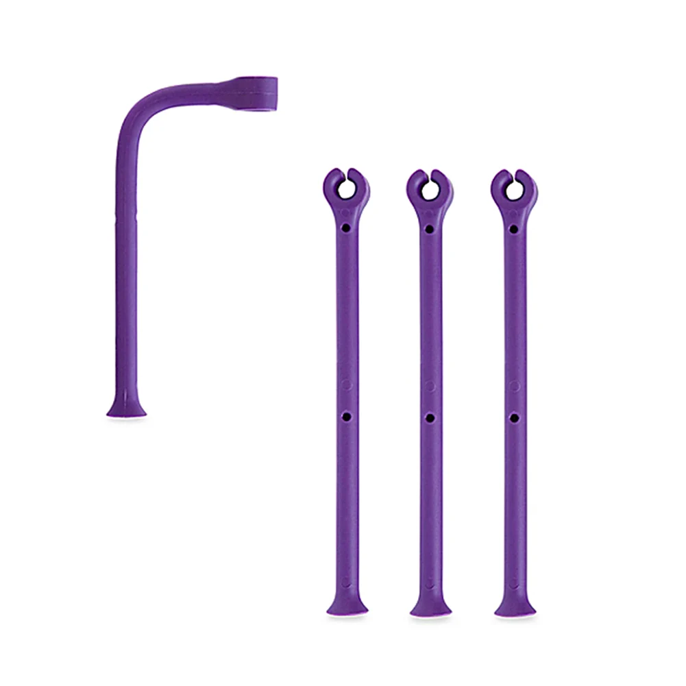 

New Wine Glass Holder Dishwasher Connector Attachment Goblet Adjustable Fixed Silicone Clip NE