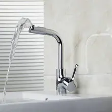 Новый Одной ручкой Ванная комната Кухня раковина бассейна кран смесителя Chrome