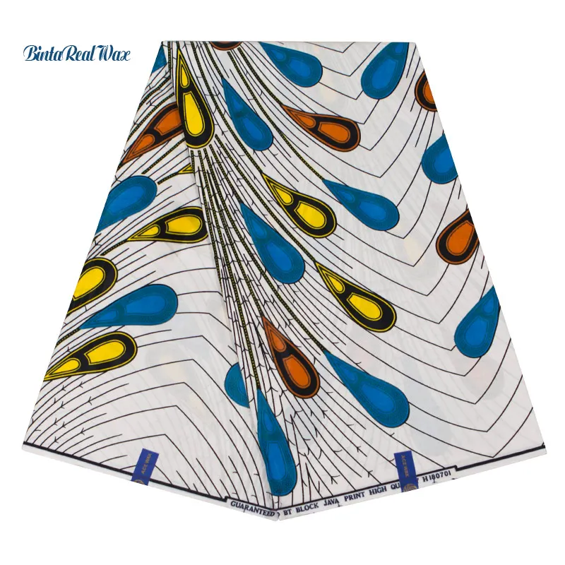

2019 Hollandais Wax High Quality Binta Real Wax design Dutch Wax African Wax Hollandais Hot Sale Design for Party 24FS1267