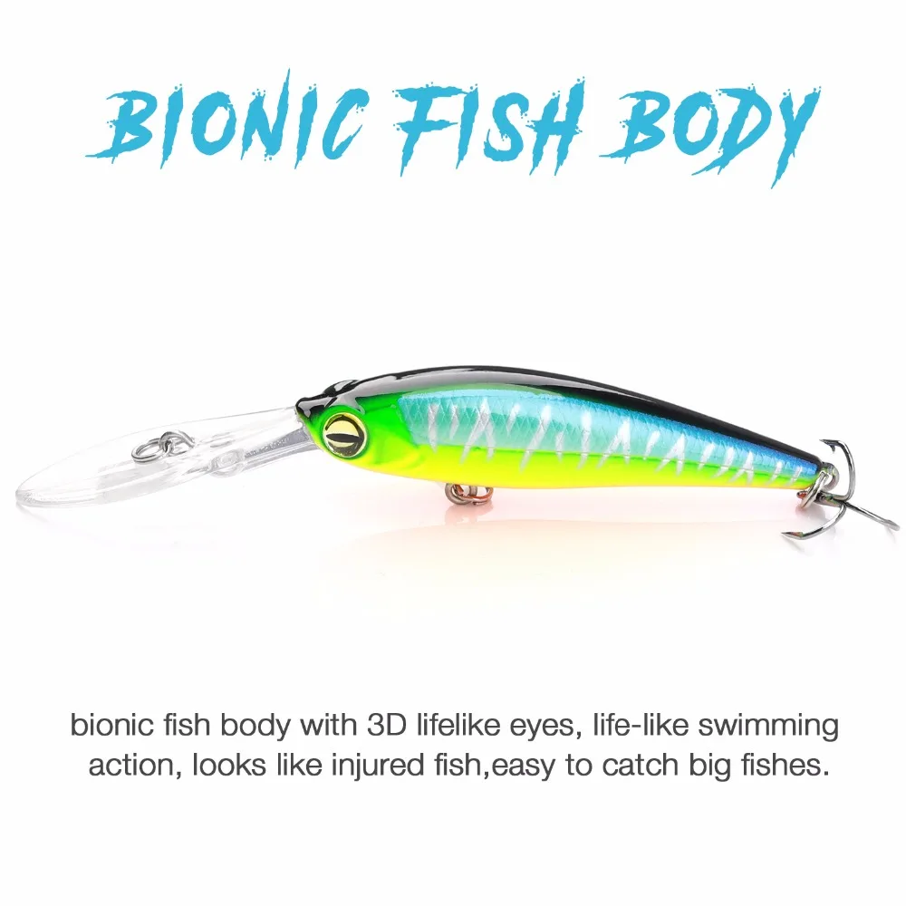 VTAVTA Wobbler Minnow Fishing Lure Crankbait 9cm 5.5g Carp Floating Artificial Batis Fishing Tackle Hard Lures minnow for Trout