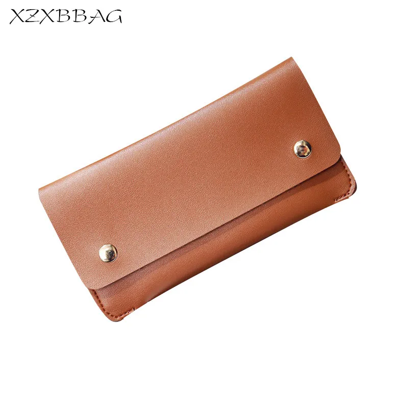 XZXBBAG Модный женский длинный кошелек из искусственной кожи несколько держателей