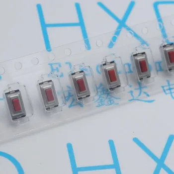 

350pcs Tact Switch Tape 3*6*2.5mm touch switch button red head red micro switch patch 2 feet imports