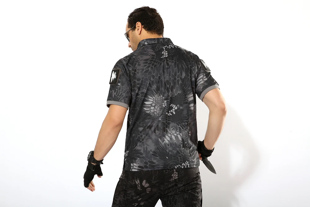 livre esporte tshirt camuflagem mangas curtas t-shirts