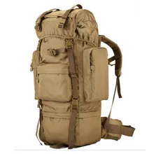 70 l multifunktionale wasserdichte nylon rucksack metall stents große kapazität reisetasche hochwertigen verschleißfesten männlichen taschen