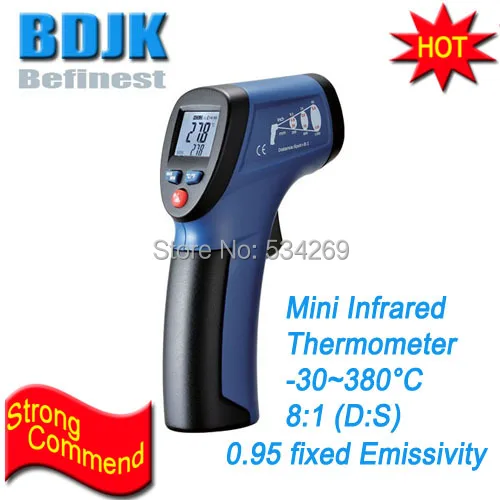 

Mini Infrared Thermometers Range -30~380 Professional IR Thermometer/ Instruments