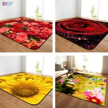 11 видов цветов большие ковры романтическая роза большой коврик для гостиной мягкие фланелевые подсолнухи домашние декоративные коврики для гостиной спальни
