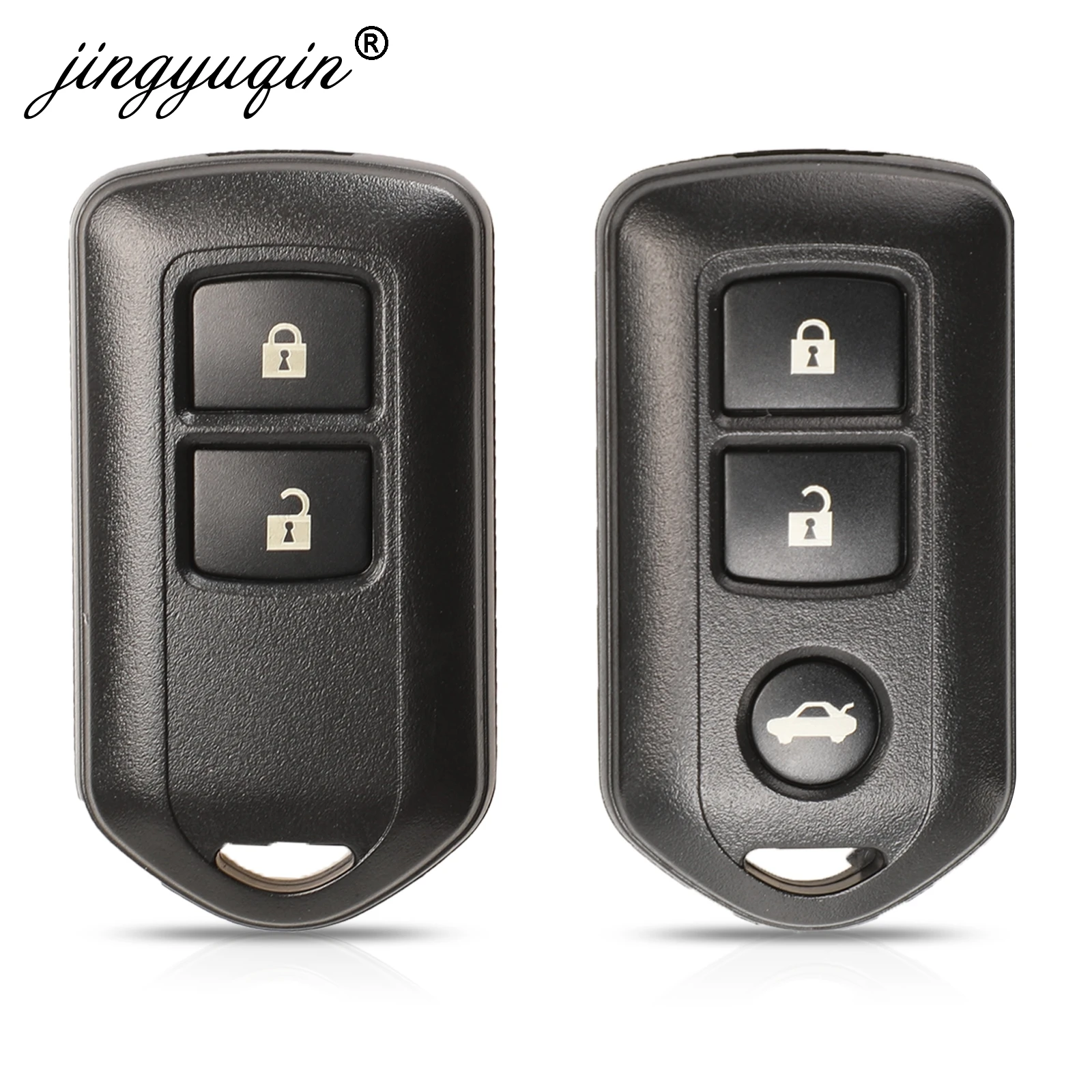 Jingyuqin 3 кнопки дистанционного ключа автомобиля оболочки для Toyota Highlander Camry Prado RAV Vios