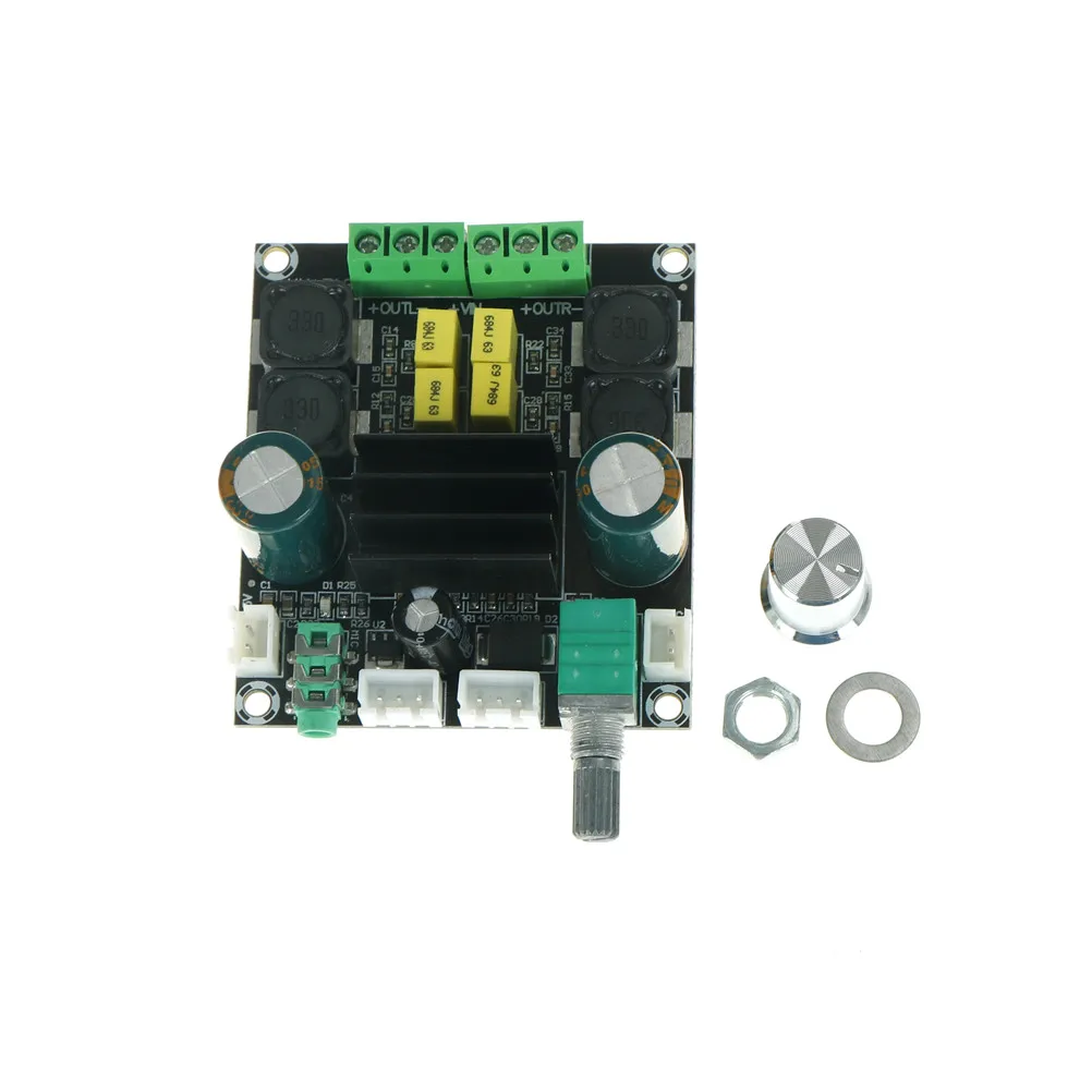 XH-M189 DC24V Dual Channel Stereo Power Amplifier Board TPA3116 2*50W High End Digital Power Amplifier Board D2