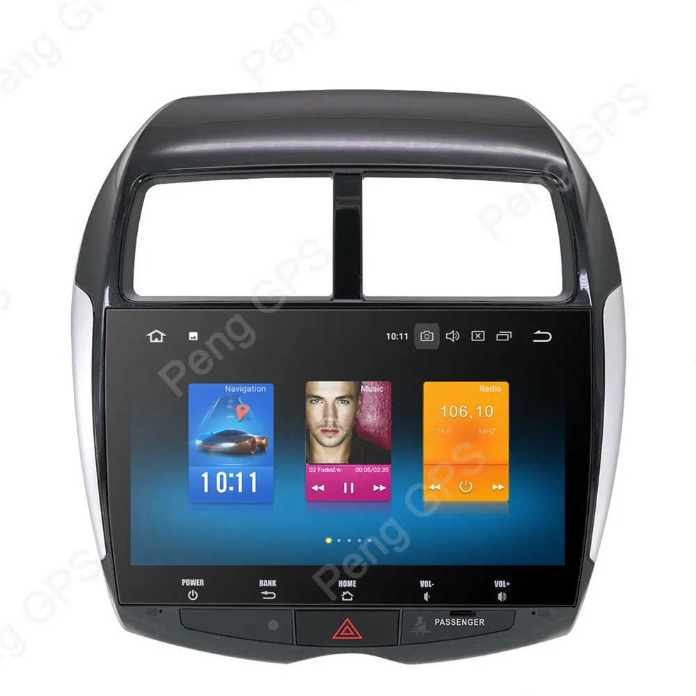 10," ips Android 9,0 для MITSUBISHI ASX RVR Outlander Sport 2010- встроенный gps-навигация, dvd-плеер Восьмиядерный USB головное устройство