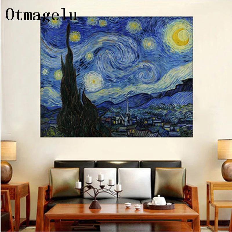 Home Decor 5D DIY Diamond Painting Embroidery Van Gogh Starry Night Cross Stitch kits Abstract Resin Wall Painting Hobby Craft
