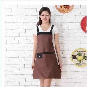 

1pcs lovely Cute kitchen waterproof oil apron Korean fashion adult smock men and women overalls custom logo