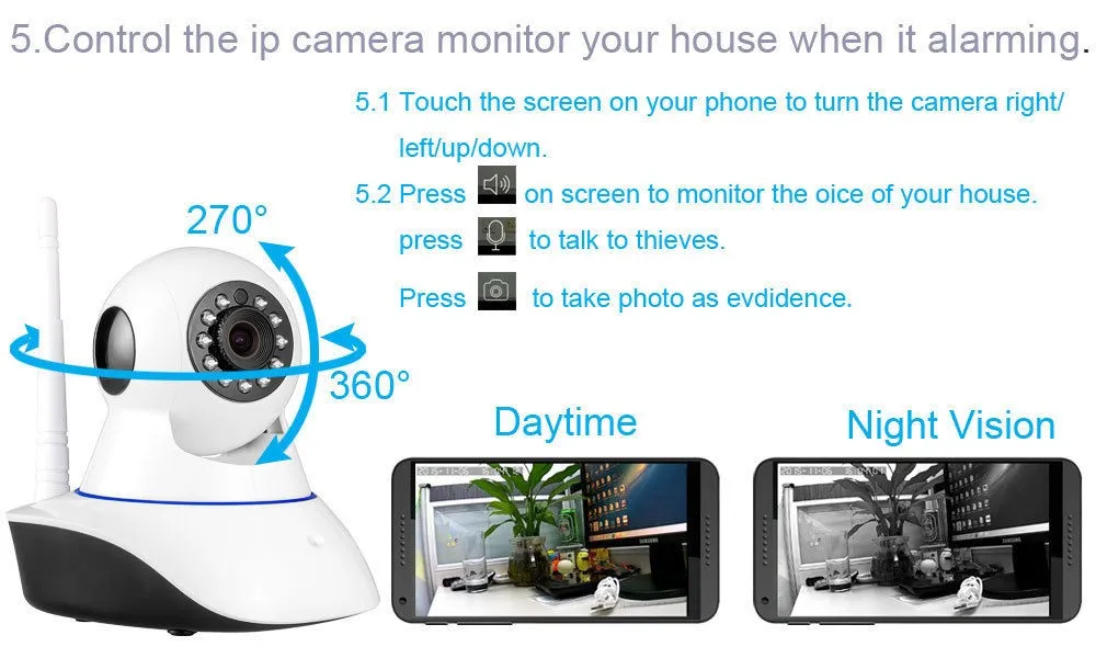 2016 Onvif cctv camera HD 720P Surveillance Wireless ip camera wifi camera Infrared IR video Night vision (10)