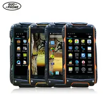 Guophone V8 Waterproof Phone 3G 512MB RAM 4GB ROM Smartphone Android 5MP GPS Dual Sim Phone Shockproof Telephone Cellphone