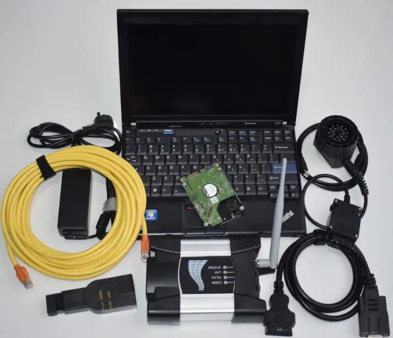  Especial para BMW Icom next WIFI con ordenador portátil + HDD software v2019.12 + X201 (8g) listo p