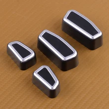 Beler Diseño Interior accesorios ABS 4 Uds frente interruptor de ajuste del asiento cubierta Trim para Jeep Cherokee Grand Cherokee Durango