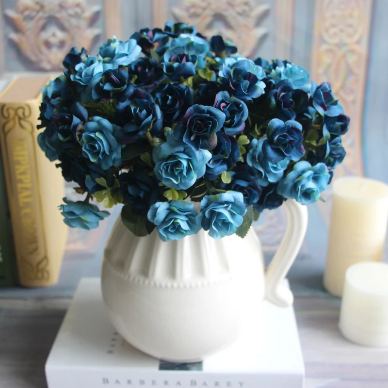 Austin 15 Heads Autumn Silk Flowers Artificial Rose Wedding Party Austin 15 Heads Autumn Silk Flowers Artificial Rose Wedding Party Home Decor Flower Arrangement Peony
