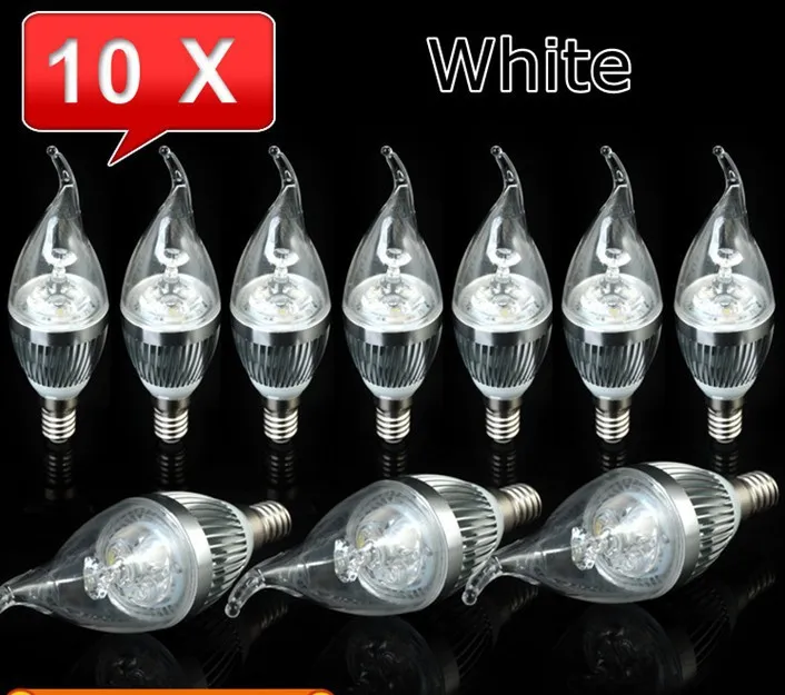 9W 12W 15W LED Candle light E14 led lamp 85 265V Warm White CE&ROHS Light Candle Silver