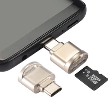 USB 3,1 Тип C кардридер сплав USB-C TF Micro SD OTG адаптер мини OTG O.19 USB адаптер для Macbook HUAWEI Xiaomi Meizu HONOER