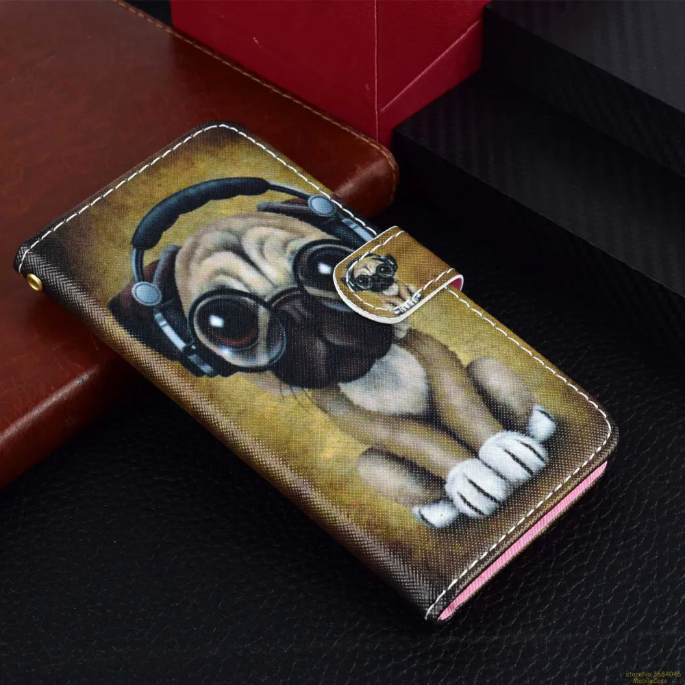 

Luxury vintage Flip leather cover for Samsung J3 2017 J330F case coque butterfly panda tree wallet fundas etui kryt tok housse