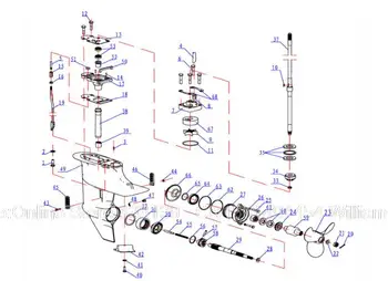 

Free shipping underwater device shell componet for hidea HD15F 18F