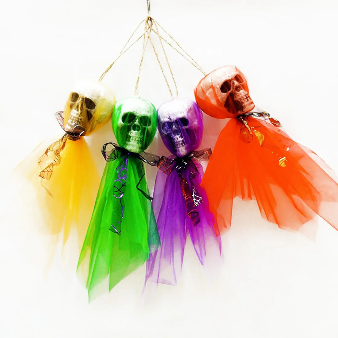 

1Pc Artificial Foam Scary Skull Halloween Ornaments Prop Bone Head Hanging Home Halloween Decoration Theme Party DIY Supplies