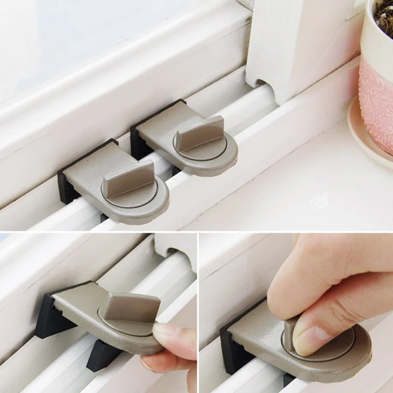 

Sliding Door Stopper Security Sliding Sash Stopper Move Window Child Safety Lock Sliding Windows Lock Kids Cabinet Locks