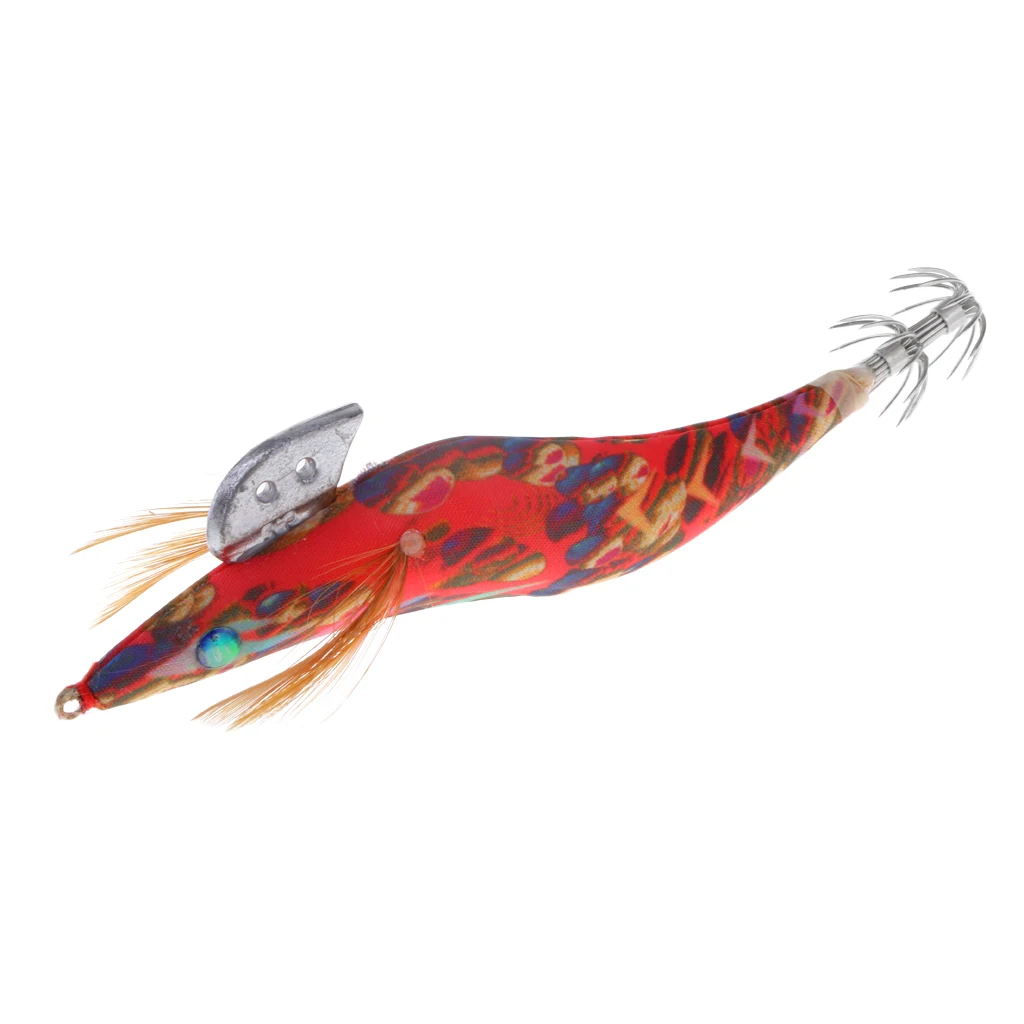 Squid Cuttlefish Lure Hook Lifelike 3D Eyes Specially-Designed Shrimp Shape Bionic Fake Fishing Bait Senuelo de pesca