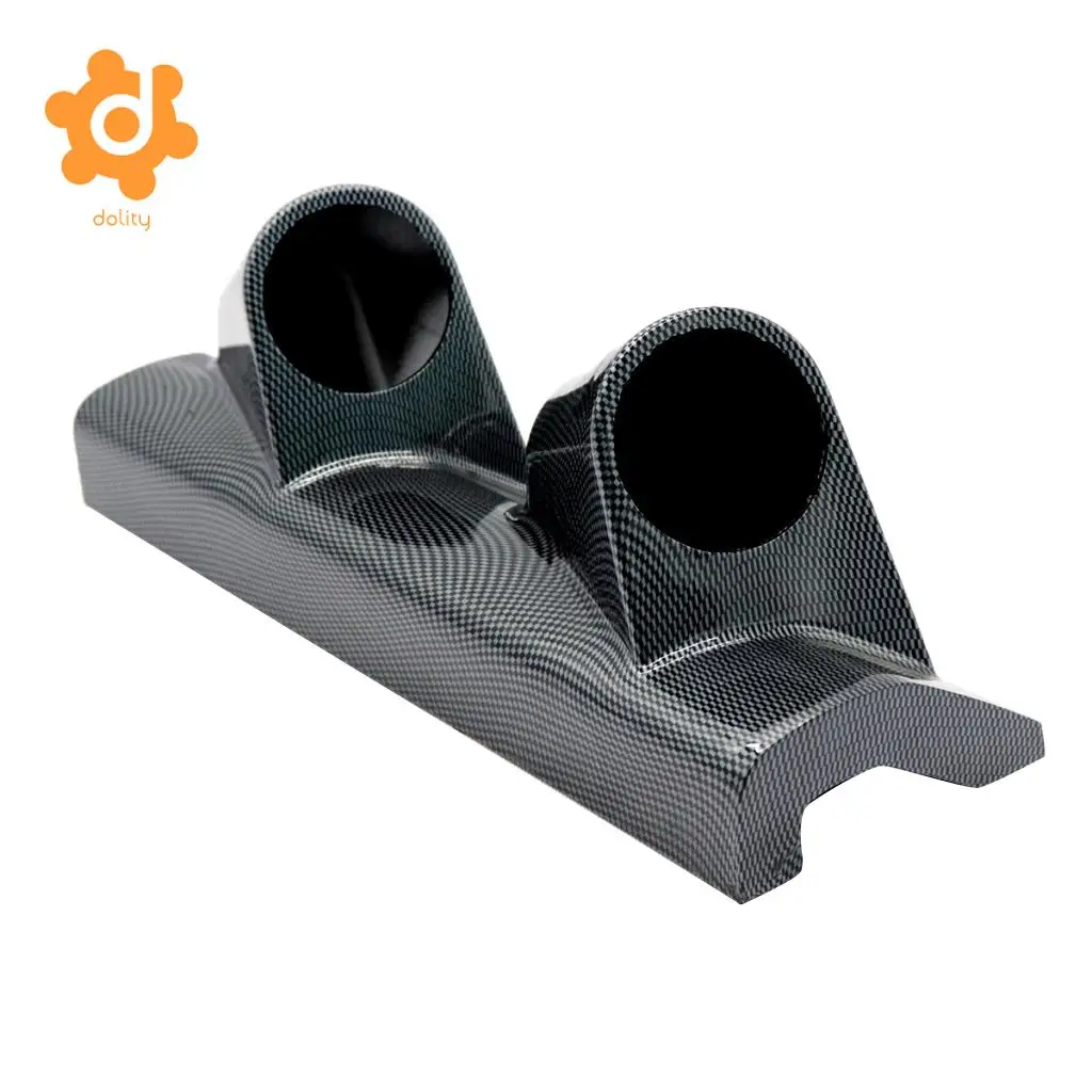 Car 52mm Double Hole Right Side Pillar Gauge Meter Mount Holder