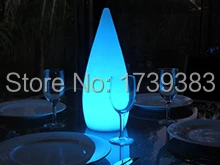 

Energy-saving LED Teardrop/Rocket lamp led night light colorful remote control rechargeable LED Water Drop lamp indoor/outdoor