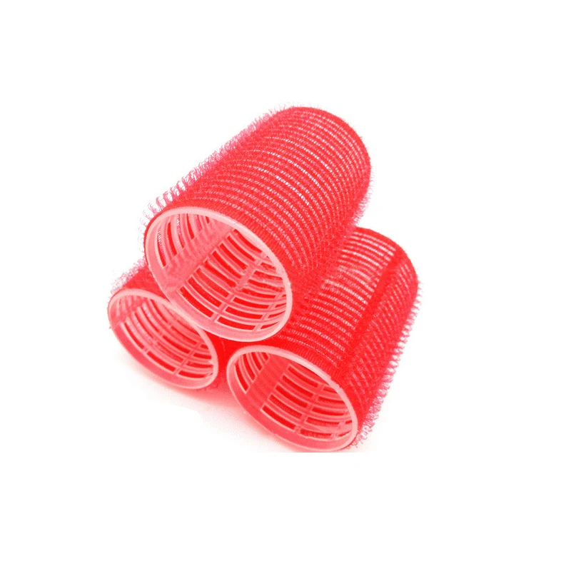 

6Pcs Big Self Grip Hair Rollers Cling Any Size DIY Hair Curlers Convenient hair curler Hot Hair Styling Tools Color Random