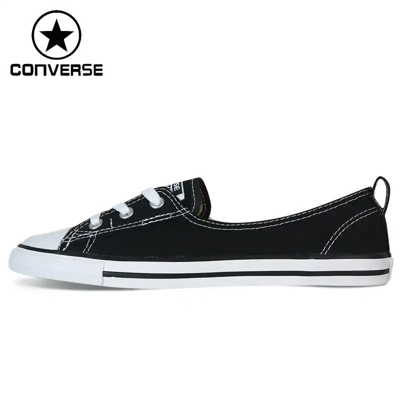converse ballet lace trainers
