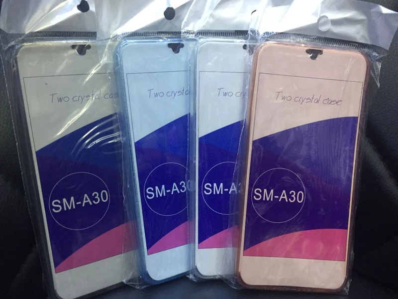 Для Huawei P30 Lite Pro Y7 Y6 2019 для Samsung A30 A50 A10 A40 360 градусов полный корпус двухсторонний