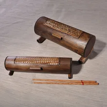 Креативные палочки для еды, деревянная коробка из ротанга, ремесла с шлифовкой и окраской, производственный процесс, натуральная посуда, инструменты