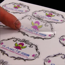 Пользовательские прозрачные наклейки, пользовательские наклейки, Подарочные наклейки, наклейки ручной работы, 500 шт./лот