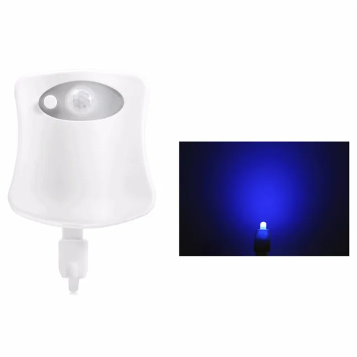 JIGUOOR сенсор Туалет светильник светодиодный светильник человеческого движения Активированный PIR 8 цветов Автоматическое ночное освещение RGB