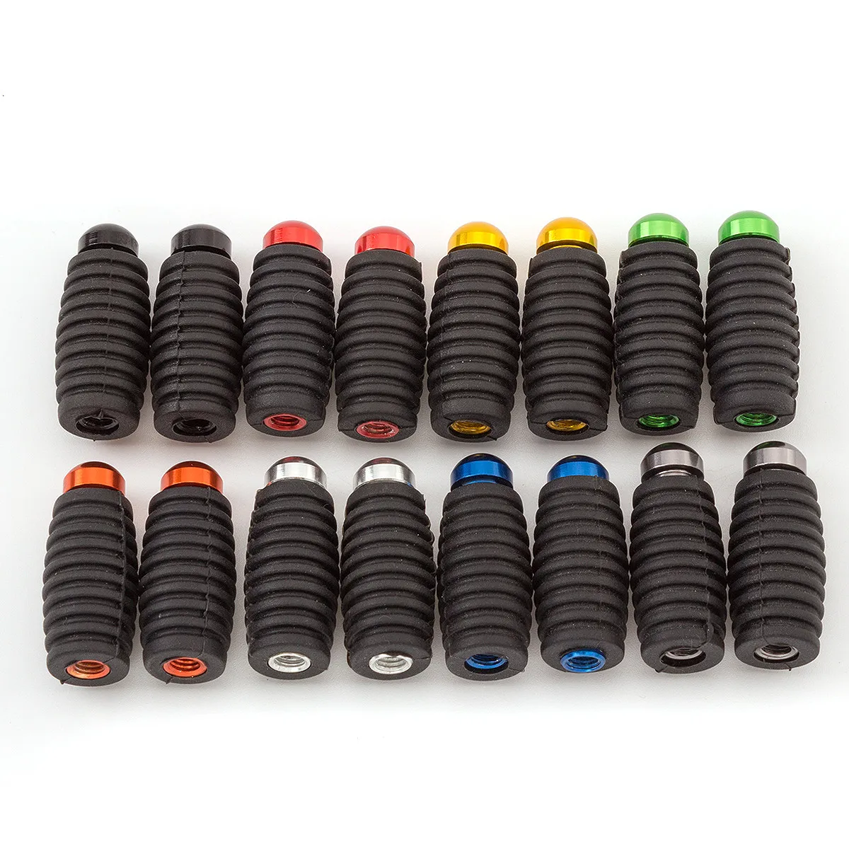 

6mm Motorcycles Rubber Aluminium Foot Peg Rear set Footpeg Pedals for Universal Yamaha Honda Suzuki Kawasaki Ducati Aprilia KTM