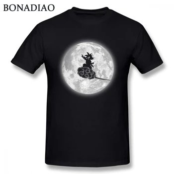 

Moon Son Goku Dragon Ball T Shirt Male Round Neck Homme Tee Shirt