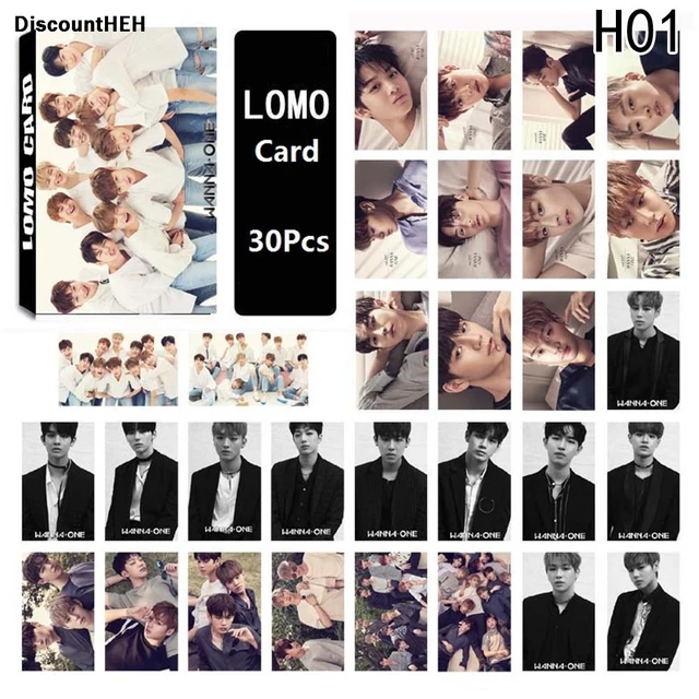 WANNA ONE Album LOMO Cards KPOP New Fashion Self Made Paper Photo Card HD Photo Card